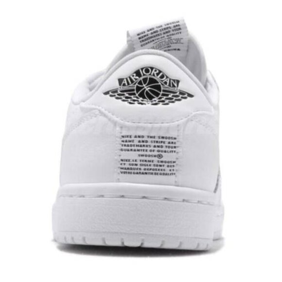 NEW NIKE AIR JORDAN RETRO 1 LOW SLIP-on Women Sneakers Shoes WHITE various sizes - Picture 7 of 14